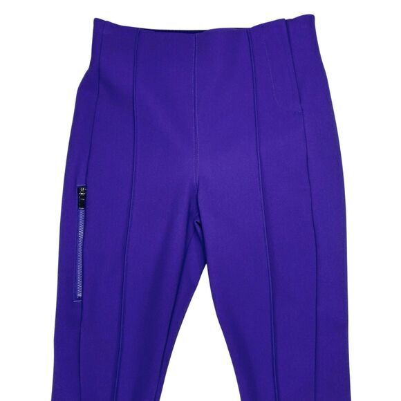 Athleta Glacier Snow Skinny Pant ll Womens 2 Purple Sporty Activewear Stretchy - Picture 3 of 15